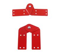 Fenteer 2 Pièces Attic Ladder Hinge pour Escaliers Pliables avec Accessoire Tige Herringbone En Acier Allié pour Échelle Escamotable Fonction Installation Com, 2 Pièces