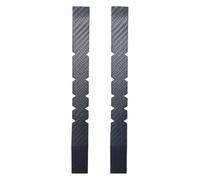 Fenteer 2 Pièces Bande Protectrice Pickleball Ruban Bord Raquette Accessoire PU Décoratif Remplacement Installation Simple Convient Entraînement Jeux, 2.6 Cm de Largeur