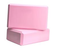 Fenteer 2 Pièces Blocs de Cubes d'exercice Matériel de Soutien Accessoires D'Équilibre Légers pour La Force Adapté pour Gym à Domicile et Sports D'Intéri, Rose