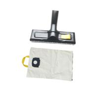 Fenteer 2 Pièces Brosse de Sol Tête D'Aspirateur Outil de Nettoyage Accessoire de Remplacement en Nylon avec Sac à Poussière Adapté pour L'Entretien D, Sac Blanc