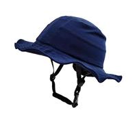 Fenteer 2 Pièces Casque Vélo Casquette Chapeau Surf Protection Soleil Respirant Anti-Chocs Réglable Polyvalent Convient Au Cyclisme Travail Activités U, Blue L