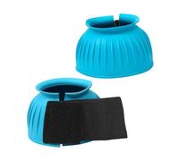 Fenteer 2 Pièces Cloches Cheval Cloches de Sabot Protège-Sabot Équipement Équestre en Caoutchouc Résistant Fermeture Auto-agrippante Protection Sabot Convient, S 7.6x7.6x8.8cm