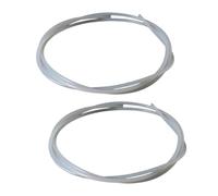 Fenteer 2 Pièces Corde Filet Basketball Accessoire Filetage Robuste Remplacement Filet Facile à Installer Cordon pour Cercles et Panneaux Convient pour Playgr, Fil de Nylon