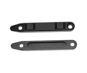 Fenteer 2 pièces de protection de toit pour voiture RC 1/16, accessoire en alliage d'aluminium pour, Noir