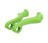 Fenteer 2 Pièces Embouts de Guidon Repose-Pouces Cyclistes Poignées de Cintre Accessoires Remplacement en Nylon Antidérapant pour Sécurité Optimale Adapté Po, Vert