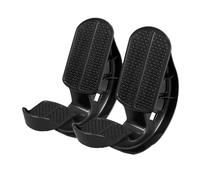 Fenteer 2 Pièces Foot Stretcher Rocker Rouleau Tendons Cheville Support PP Léger Portable Utilisation Facile Convient à Gym Bureau Maison, Noir