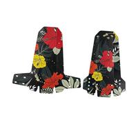 Fenteer 2 Pièces Garde-Boue de Vélo Pare-Boue pour Vélo de Montagne Kit de Protection Avant et Arrière avec Installation Simple et Ajustable Approprié pour Le, Fleur