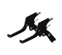 Fenteer 2 Pièces Levier de Frein de Vélo Poignée de Frein pour Enfants Frein à Main Universel Pièce de Rechange en PP Robuste Convient pour Les Bicyclettes D, Noir