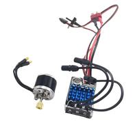 Fenteer 2 Pièces Moteur Brushless RC et Contrôleur Électronique Kit de Performance Pièces Détachées Conception En Métal Convient pour Modèles Réd, Style A