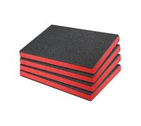 Fenteer 2 Pièces Mousse pour Boîte à Outils Calage Intérieur Panneau de Mousse Insert Amortissant Matériau Robuste pour Protéger Efficacement L'Électronique, 56x46x2.5cm