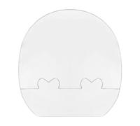 Fenteer 2 Pièces Outil Positionnement Tennis de Table Accessoire Pose Caoutchouc Gluing Facilite Guide Alignement Fonction Précision Matériau PP Adapté pour C, Couverture Intégrale Droite