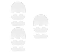 Fenteer 2 Pièces Outil Positionnement Tennis de Table Accessoire Pose Caoutchouc Gluing Facilite Guide Alignement Fonction Précision Matériau PP Adapté pour C, Horizontal