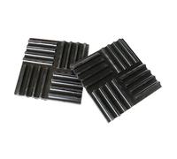 Fenteer 2 Pièces Patins Anti-vibrations Tampons Amortisseurs Socles D'Isolation Supports Robustes pour Une Stabilité Accrue de Vos Équipements Adapté pour La, épaisseur 2 Cm