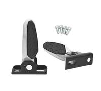 Fenteer 2 Pièces Pédales Arrière Vélo Pédales Pliantes Antidérapantes Repose-Pieds Aluminium Alliage Accessoires Pliable Adapté Aux Cyclistes Utilisation Quo, avec Coussinet Antidérapant