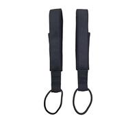 Fenteer 2 Pièces Pilates Sangles Double Boucle Sangles Nonslip Sangles D Anneau Sangles Multifonctionnelles En Nylon Confortables Adaptées Aux Adultes pour En, Noir