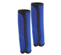 Fenteer 2 Pièces Poignées de Barre de Traction Antidérapantes Coussins de Protection pour Barres de Musculation Manchons de Prise pour Haltères Couvre Poignée, Bleu