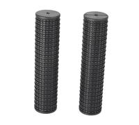 Fenteer 2 Pièces Poignées Guidon Vélo Antidérapantes Caoutchouc Résistantes Remplacement Facile Accessoires Pratique Installation Adaptée Cyclistes Loisirs Ur, Long