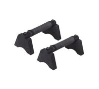 Fenteer 2 Pièces Poignées Push Up Stands Barres D'Entraînement Renforcées en Bois U Forme avec Base Antidérapante pour Exercices de Musculation Adaptées à L', Black L