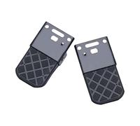 Fenteer 2 Pièces Repose-Pieds Arrière Vélo Pédales Support Repose-Pieds Métal Accessoires Cyclisme Antidérapants Adaptés Aux Vélos de Montagne Ville Enfants, Pliage à Deux Trous