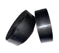 Fenteer 2 Pièces Ruban de Guidon de Vélo Bande de Cintre Revêtement de Poignée en Mousse EVA Antidérapant pour Amortir Les Chocs Adapté pour Vélos D, Noir