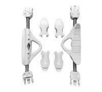 Fenteer 2 Pièces Sangles à Ressort pour Palmes Sangles de Remplacement pour Nageoires Lanières de Talon Équipement en Caoutchouc et Acier Inoxydable Appropri, S