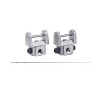 Fenteer 2 Pièces Supports de à Chanter Serre-lames Sans Broche Adaptateurs et Mandrins pour Fil de Découpe pour Une Fixation Solide Adapté à L'A, Ensemble de grandes courbes