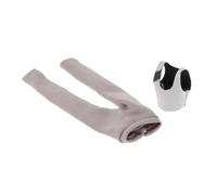 Fenteer 2 Pièces Vêtements pour Figurine Costume Miniature Ensemble pour Poupée Habillement de Sport à L'Échelle 1/12 avec Finition Soignée Approprié pour La, Gilet Blanc