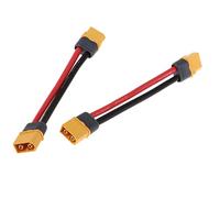 Fenteer 2 pièces XT60 Câble de Rallonge Câble Mâle Prise Femelle - 10cm