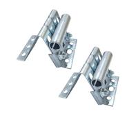 Fenteer 2 Supports de Rouleau Supérieurs Réglables pour Charnière de Porte de Garage