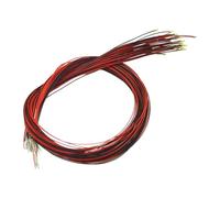 Fenteer 20 LED Blanches SMD 0805 Pré-câblées pour La Création de Maquettes et D'œuvres D'art Miniatures à Faire Soi-même.