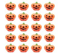 Fenteer 20 Pièces Figurines Citrouille Miniature Résine Décoration Halloween Ornements Citrouille Table Jardin Convient à Fêtes Bureau Extérieur Décoratio, Style A