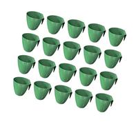 Fenteer 20 Pièces Station Propagation Fraisier Outil Culture Fraisier Pot Nursery Racines Tige Branchage Fonction Respirante Adapté Balcons Jardins AGR, Taille L