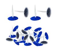 Fenteer 24 Pièces Champignon Kit Pneu Voiture Réparation Caoutchouc Résistant Utilisation Garage Atelier Véhicules, Manchon en Fer 6 Mm