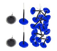 Fenteer 24 Pièces Champignon Kit Pneu Voiture Réparation Caoutchouc Résistant Utilisation Garage Atelier Véhicules, 6 Mm X 5 Cm