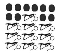 Fenteer 24 Pièces Clips Pinces Métal Équipement Fil Léger Installation Pratique Adapté pour Présentation Réunion Cadeau, 8.4 Mm