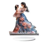 Fenteer 2D Mère Terre Dieu Peste avec base Artisanat de collection Ornement de table Décoration Œuvre d'art pour bibliothèque Salle à manger