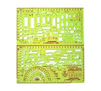 Fenteer 2pcs Traffic Accident Drawing Lineal Mess Linéaire Véhicule Dessin Linéaire