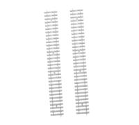 Fenteer 2X de Rails pour Train Miniature - Accessoires de Montage - Pièces de Rails de Remplacement, échelle Ho