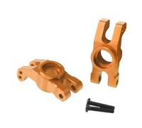 Fenteer 2x Moyeux de roue arrière de voiture RC 1:14, ensemble de direction RC, pièces de véhicule, pièce de mise à niveau en alliage d'aluminium, pièce, or