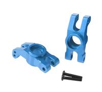 Fenteer 2x Moyeux de roue arrière de voiture RC 1:14, ensemble de direction RC, pièces de véhicule, pièce de mise à niveau en alliage d'aluminium, pièce, Bleu
