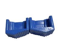 Fenteer 2x Protections pour Pieds D'échelle Extensible, Tapis pour Pieds D'échelle pour Usage Intérieur