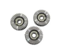 Fenteer 3 Pièces Engrenage Moteur Vélos Électriques Assemblage Métallique avec Roulement Structure Stable Compatible pour Entretien Personnalisation D, 3 Pièces 3.8 Cm