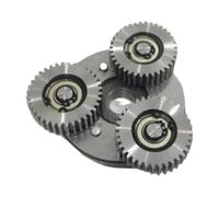 Fenteer 3 Pièces Engrenage Moteur Vélos Électriques Assemblage Métallique avec Roulement Structure Stable Compatible pour Entretien Personnalisation D, Kit d'embrayage