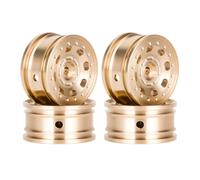 Fenteer 4 jantes en laiton de rechange faciles à installer pour voitures RC, 8 Trous