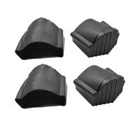 Fenteer 4 Pièces de Protection pour Pieds D'échelle Couvre-couvertures Carrées en Caoutchouc, 30cmx50cm
