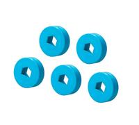 Fenteer 5 Pièces Bouchon de Charnière Tampon de Réparation D'Emplacement de Charnière Accessoires D'Ameublement Réutilisables En PP Adaptés pour Les Armoires, 13.5 Mm