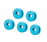 Fenteer 5 Pièces Bouchon de Charnière Tampon de Réparation D'Emplacement de Charnière Accessoires D'Ameublement Réutilisables En PP Adaptés pour Les Armoires, 12mm