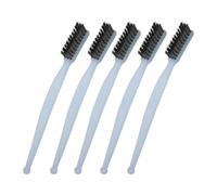 Fenteer 5 Pièces Brosse Métallique Outil pour Dures Brosse à Gratter et Brosse pour Rouille dans Un Ensemble de Nettoyage Polyvalent Adapté pour App, Argent