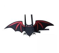 Fenteer 5 Pièces Costume pour Animal de Compagnie Harnais Amusant Décoration de Cosplay Accessoire pour Chat avec de Grandes Ailes Uniques Approprié pour Les