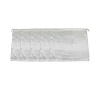 Fenteer 5 Pièces Pochette à Bijoux Sac Organisateur Satin Intérieur Doux Fermeture par Cordon Réutilisable pour Anniversaires Mariages Présentations de Cadeau, 50x40cm